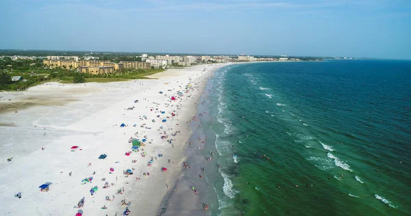 Flygfoto Över Vackra Clearwater Beach Florida Den Augusti 2017 — Stockfoto