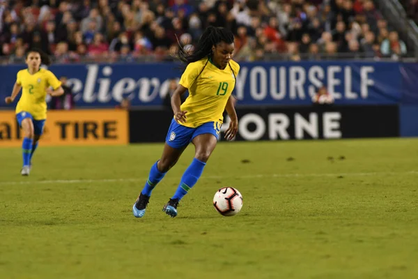 Shebelieves Cup Finale Met Usa Brazilië Raymond James Stadium Tampa — Stockfoto