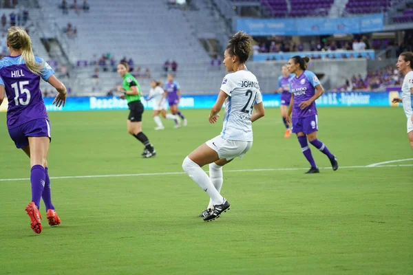 Orlando Pride Accueille Sky Blue Stade Exploria Samedi Juillet 2019 — Photo