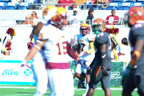 Florida Rattlers Zmierzą Się Bethune Cookman Wildcats Durig Florida Classics — Zdjęcie stockowe