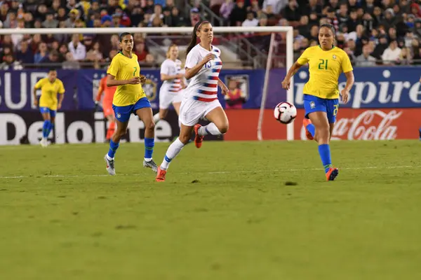 Shebelieves Cup Finale Mit Usa Gegen Brasilien Raymond James Stadium — Stockfoto