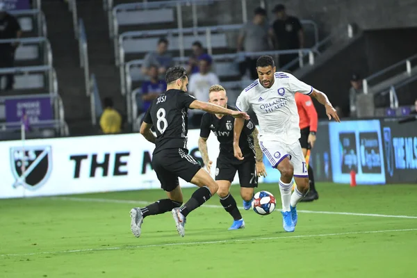 Orlando City Värd För Sporting Kansas Exploria Stadium Onsdagen Den — Stockfoto