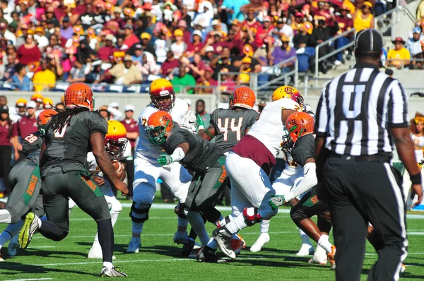 Florida Rattlers Face Bethune Cookman Wildcats Durig Florida Classics Camping — стоковое фото