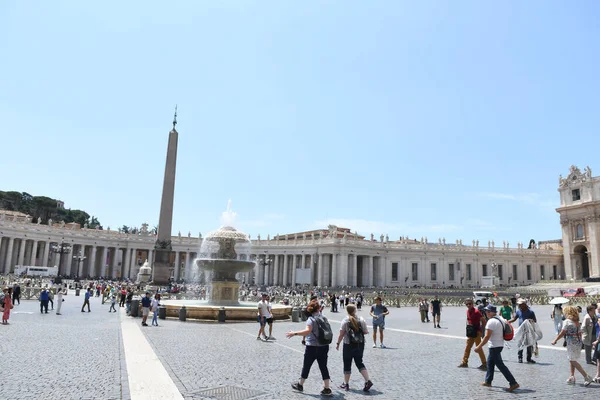 Vista Plaza Principal Vaticano Italia —  Fotos de Stock