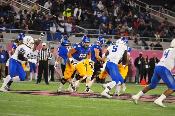 Georgia State Čelí San Jose State Během Cure Bowl Stadionu — Stock fotografie