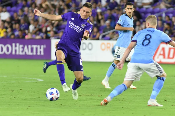 Orlando City 26 Temmuz 2018 'de Florida Exploria Stadyumu' nda NYC FC 'ye ev sahipliği yaptı. Fotoğraf: Marty Jean-Louis