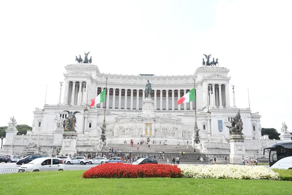 祖国的祭坛 也被称为Nazionale Vittorio Emanuele Ii纪念碑 — 图库照片