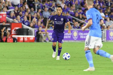 Orlando City 26 Temmuz 2018 'de Florida Exploria Stadyumu' nda NYC FC 'ye ev sahipliği yaptı. Fotoğraf: Marty Jean-Louis