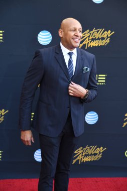 24 Mart 2018 Cumartesi günü Las Vegas 'taki Orleans Resort' ta düzenlenen 33. Yıldız Ödülleri Kırmızı Halı sırasında ünlüler.