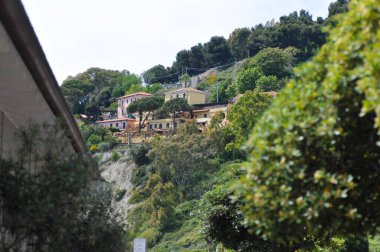 16 Mayıs 2014 'te Güzel Ventimiglia Şehri. 