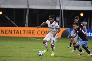 Real Salt Lake, 12 Temmuz 2020 'de Orlando Florida' da düzenlenen MLS Sırt Turnuvası sırasında Colorado Rapids ile karşı karşıya.