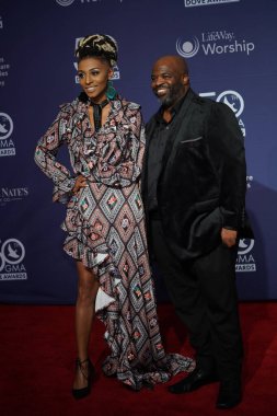 15 Ekim 2019 'da Nashville, Tennessee' deki Linbscome Üniversitesi 'nde verilen 50. GMA Dove Ödülleri sırasında kırmızı halı. 