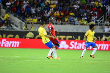 Brezilya, 8 Haziran 2016 tarihinde Orlando Florida 'daki Copa America Centenario' da Haiti ile karşılaştı..