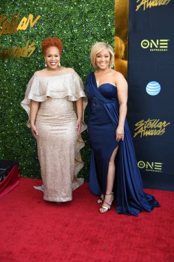 24 Mart 2018 Cumartesi günü Las Vegas 'taki Orleans Resort' ta düzenlenen 33. Yıldız Ödülleri Kırmızı Halı sırasında ünlüler.