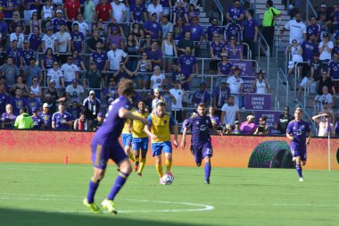 Orlando City 29 Nisan 2017 'de Orlando, Florida' daki Orlando City Stadyumu 'nda Colorado Rapids' e ev sahipliği yaptı.)
