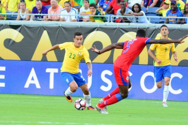 Brezilya, 8 Haziran 2016 tarihinde Orlando Florida 'daki Copa America Centenario' da Haiti ile karşılaştı..