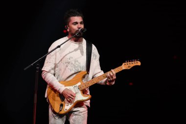 Juanes 'in Orlando Florida' daki Amway Center 'daki konserinde. 20, 2018. Fotoğraf: Marty Jean-Louis