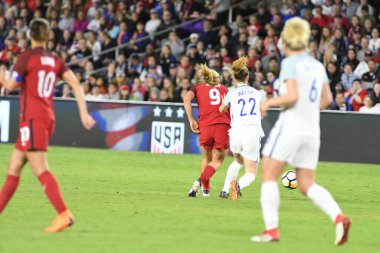 ABD, 7 Mart 2018 tarihinde Orlando City Stadyumu 'ndaki SheBelives Kupası' nda İngiltere ile karşı karşıya geldi..
