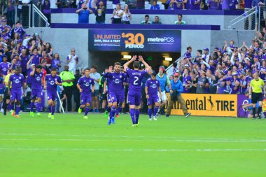 Orlando City, 5 Mart 2017 'de Orlando City Stadyumu' nda NYC FC 'ye ev sahipliği yaptı..  