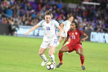 ABD, 7 Mart 2018 tarihinde Orlando City Stadyumu 'ndaki SheBelives Kupası' nda İngiltere ile karşı karşıya geldi.. 