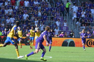 Orlando City 29 Nisan 2017 'de Orlando, Florida' daki Orlando City Stadyumu 'nda Colorado Rapids' e ev sahipliği yaptı.)