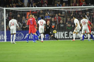 Amerikan Futbol Takımı 15 Kasım 2019 Cuma günü Orlando Florida 'daki Exploria Stadyumu' nda oynanan Concacaf Uluslar Ligi karşılaşmasında Kanada 'ya ev sahipliği yapmaktadır.