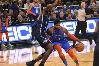Orlando Magic 29 Ocak 2019 'da Orlando Florida' daki Amway Center 'da OklahomaCity Thunder' a ev sahipliği yaptı. 