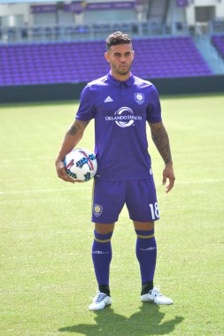 Orlando City SC, Dom Dwyer 'ı tanıtmak için bir basın toplantısı düzenledi..  