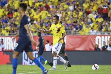 ABD Kolombiya 'ya karşı Raymond James Stadyumu' nda 11 Ekim 2018 'de.  