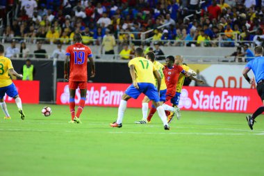 Brezilya, 8 Haziran 2016 tarihinde Orlando Florida 'daki Copa America Centenario' da Haiti ile karşılaştı..