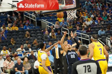 Orlando Magic 11 Aralık 2019 Çarşamba günü Orlando Forida 'daki Amway Center' da Los Angeles Lakers 'a ev sahipliği yaptı..  