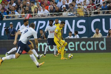 Paris Saint-Germain, Tottenham Hotspur 'a karşı 22 Temmuz 2017' de Orlando Florida 'daki Citrus Bowl' da. 