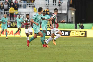 Fluminense, Florida Kupası 'nda 15 Ocak 2018' de Orlando Florida 'da oynanan Spektrum Stadyumu' nda Barcelona SC 'ye karşı..