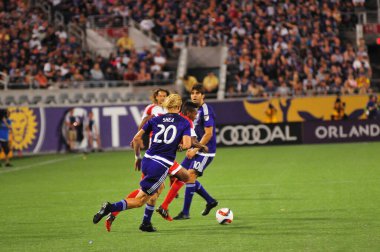 Orlando City SC, 8 Mayıs 2015 'te Florida' daki Kamp Dünyası Stadyumu 'nda Los Angeles Galaksisi' ne ev sahipliği yaptı..