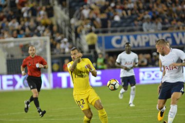 Paris Saint-Germain, Tottenham Hotspur 'a karşı 22 Temmuz 2017' de Orlando Florida 'daki Citrus Bowl' da.   