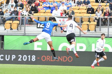 13 Ocak 2018 'de Orlando Florida' daki Spektrum Stadyumu 'nda düzenlenen Florida Kupası' nda Korucular Corinthianlara karşı..