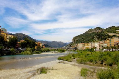 16 Mayıs 2014 'te Güzel Ventimiglia Şehri.  
