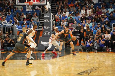 Orlando Magic, Atlanta Hawks 'ı 8 Şubat 2020' de Orlando Florida 'daki Amway Center' da ağırlıyor. 