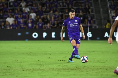 Orlando City, 23 Ağustos 2019 Cuma günü Florida, Orlando 'daki Exploria Stadyumu' nda Atlanta United 'a ev sahipliği yaptı.