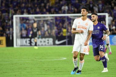 Orlando City SC, 6 Ağustos Salı günü Orlando Florida 'daki Exploria Stadyumu' nda oynanan ABD Kupası sırasında Atlanta United FC 'ye ev sahipliği yaptı..