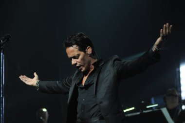 Latin şarkıcı Marc Anthony 5 Ekim 2014 'te Orlando Florida' daki Amway Center 'da konser verdi.. 