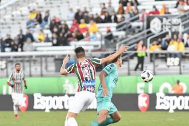 Fluminense, Florida Kupası 'nda 15 Ocak 2018' de Orlando Florida 'da oynanan Spektrum Stadyumu' nda Barcelona SC 'ye karşı..