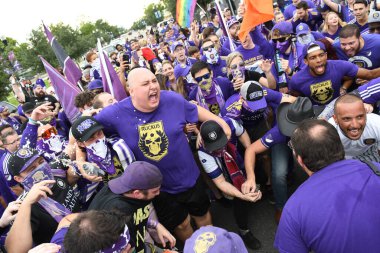 Orlando City 26 Temmuz 2018 'de Florida Exploria Stadyumu' nda NYC FC 'ye ev sahipliği yaptı. Fotoğraf: Marty Jean-Louis