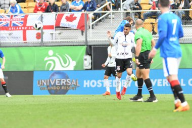 13 Ocak 2018 'de Orlando Florida' daki Spektrum Stadyumu 'nda düzenlenen Florida Kupası' nda Korucular Corinthianlara karşı..