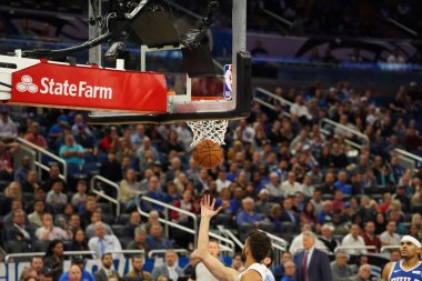 Orlando Magic, Philadelphia 76ers 'ı 13 Kasım 2019 Çarşamba günü Amway Center' da ağırlamaktadır. Fotoğraf: Marty Jean-Louis