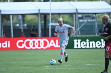 Toronto FC, 13 Temmuz 2020 tarihinde Orlando Florida 'daki ESPN Wild World of Sports' ta düzenlenen MLS Back Tournament sırasında D.C. United ile karşılaştı. Fotoğraf: Marty Jean-Louis