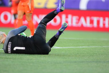 Orlando Pride sunucusu Houston Dash 23 Haziran 2016 'da Orlando Florida' daki Dünya Kampı Stadyumu 'nda..