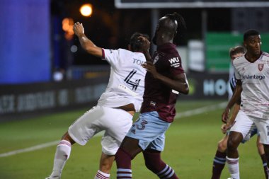 Real Salt Lake, 12 Temmuz 2020 'de Orlando Florida' da düzenlenen MLS Sırt Turnuvası sırasında Colorado Rapids ile karşı karşıya. 