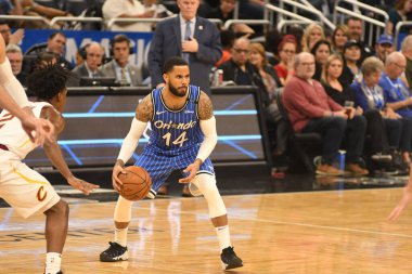 Orlando Magic 14 Mart 2019 Perşembe günü Orlando Florida 'daki Amway Center' da Cleveland Cavaliers 'a ev sahipliği yaptı..