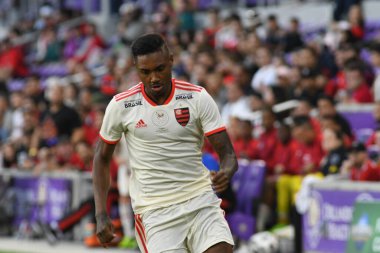 Flamengo Eintracht Frankfurt 'a karşı 12 Ocak 2019 Cumartesi günü Orlando City Stadyumu' nda. 